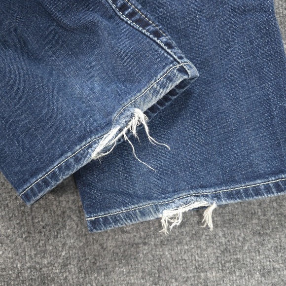 Ariat Jeans Mens 32x32 Blue Denim M4 Low Rise Boot Turnout Relaxed Western Work - Picture 12 of 13